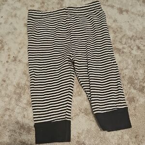 Striped Brown and Cream Baby Pants